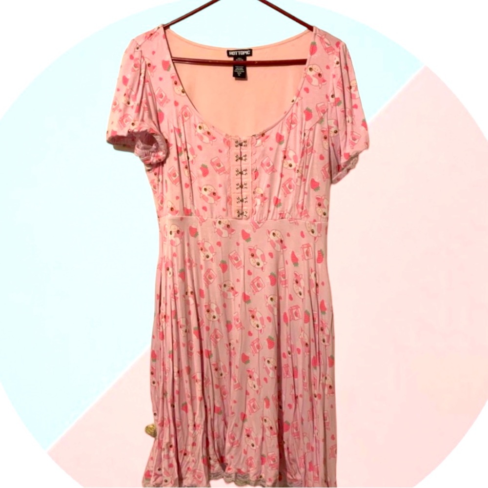 Strawberry cow dress